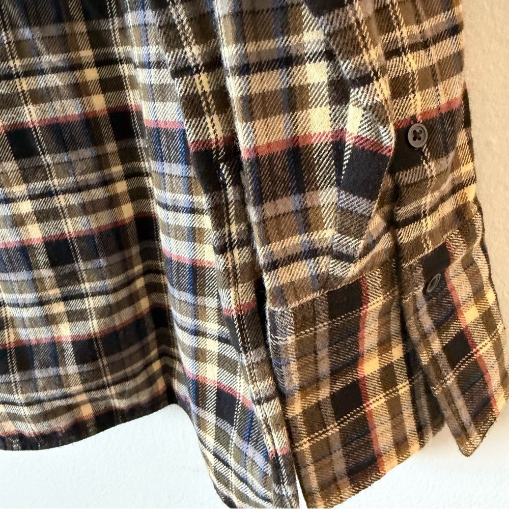 Everlane Women's Boxy Beech Plaid Flannel‎ Shirt Size S Button Relaxed Reg $98 - Picture 15 of 15